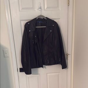 Apt. 9 Black Leather Jacket